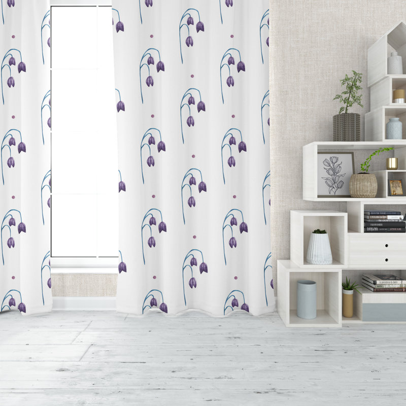 Karila Room Darkening Curtain Pair, 20" W x 52" L