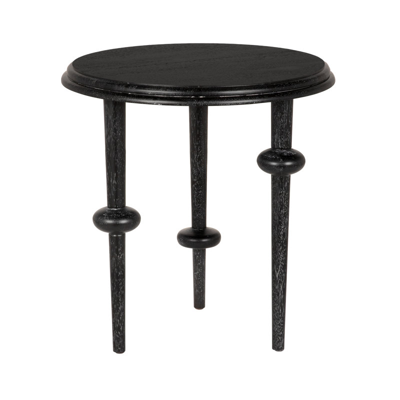 Foster Solid Wood End Table, Black Walnut