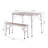 Brielyn 4 - Person Patio Dining Set with Rectangular Table