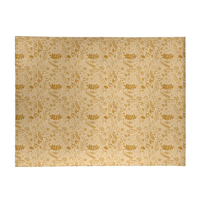 Chenille Floral Indoor Rug