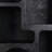 Open Cutout Textured Wood Bookshelf