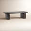 Chloe Solid Wood Sled Coffee Table-1453965478
