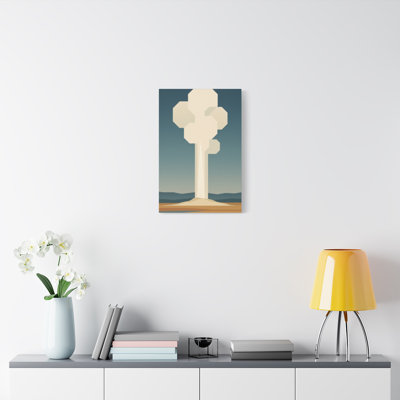 Apel Single Picture Frame Print on Canvas