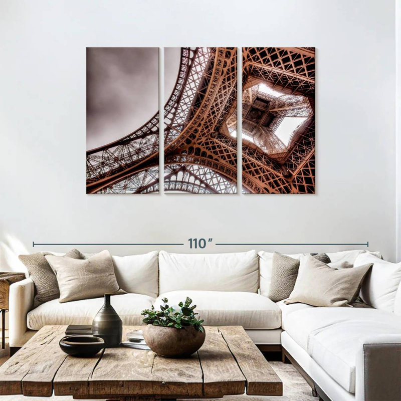 Eiffel Tower Latticework, 48" H x 74" W