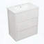 Ensemble de meuble-lavabo double avec deux lavabos en céramique séparés-603210939