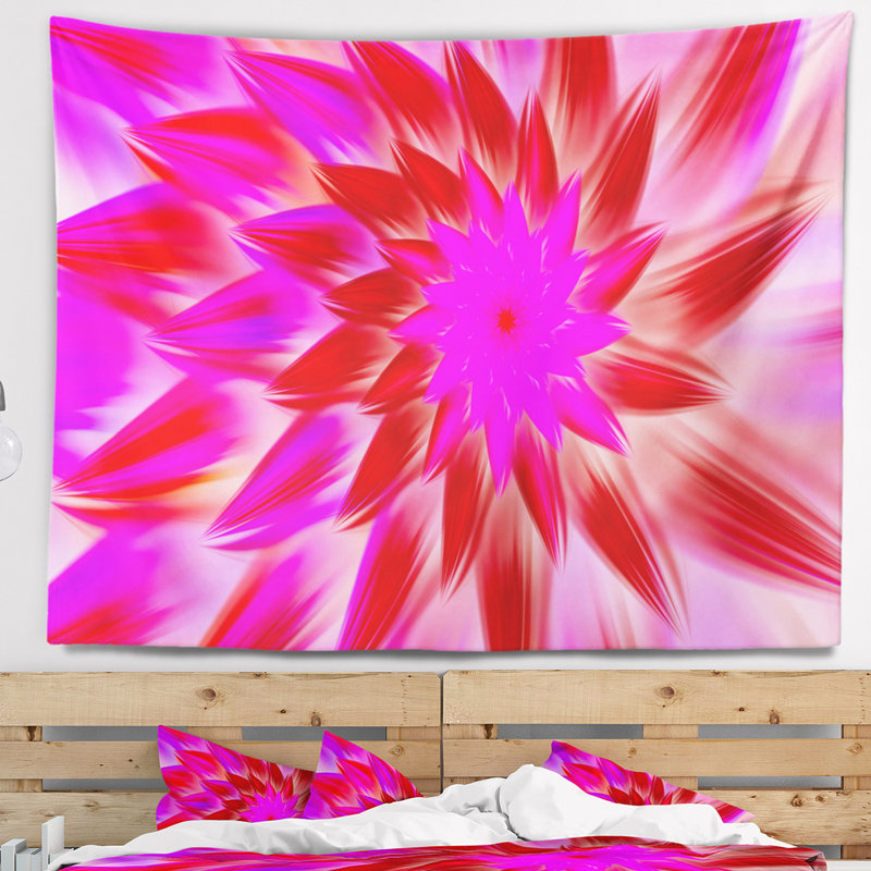 Tapisserie florale, H 50 po x l 60 po