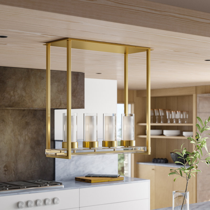 Orion 4 - Light Pendant, Aged Brass