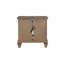 Ensemble de chambre à coucher en bois avec commode 5 pièces Gurkamal, brun moka-824702808