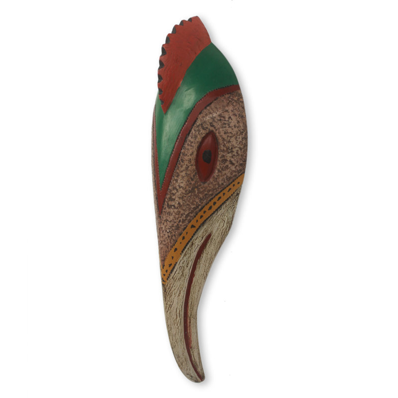 Décoration murale à thème original à oiseau ghanaian coq artisan