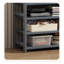 Portemanteau avec tablette à chaussures, organisateur de vestibule peu encombrant pour chapeaux, vestes, sacs et chaussures, portemanteau autoportant robuste pour la maison et le bureau