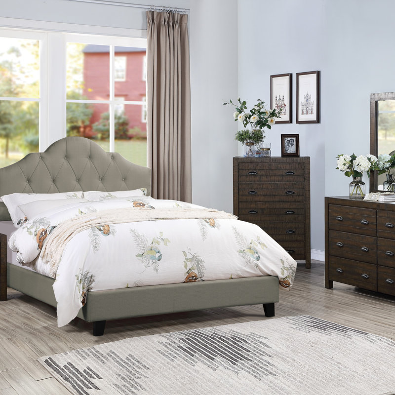 Corcoran Bed, King, Gray