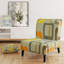 Fauteuil de chambre rembourré Mid-Century