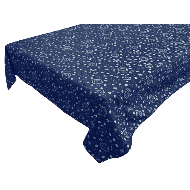 Nappes Bandana, Bleu marine, L 58 po x L 84 po