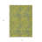 3' X 5' Yellow And Blue Abstract Washable Indoor Outdoor Area Rug