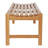 Ellie-Maye Solid Wood Teak Outdoor Bench