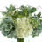 Floral Arrangement with Hydrangeas, Lamb's Ear, and Curly Willow