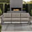 Durable Modern Patio Sofas, Brown Metal Frame For Outdoor