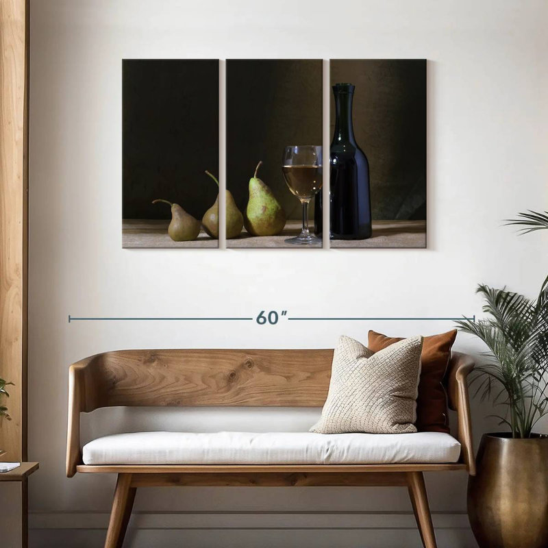 Yarlin Wine and Pears, 28" H x 45" W