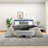 Kiia Linen Upholstered Storage Bench