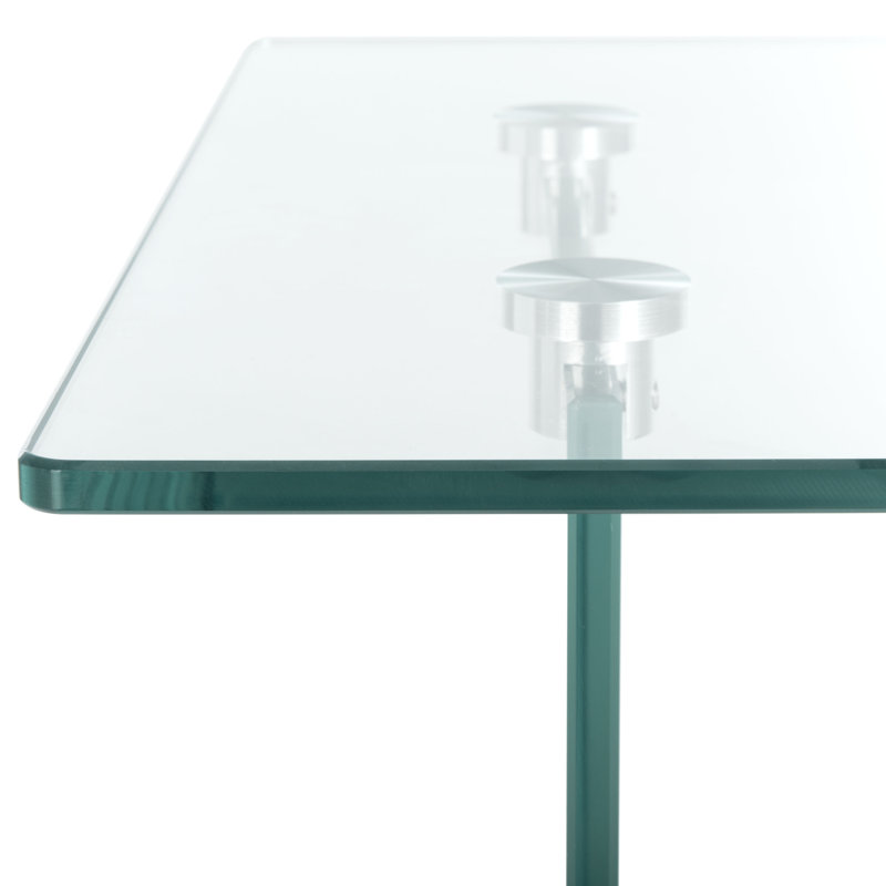 Table de bout avec rangement Kayley, Marbre blanc