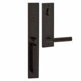 Bravura 973-846 Active Montgomery Handleset with Knurled Lever in Satin Brass - L