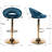 Kshaun Swivel Upholstered Adjustable Height Counter Stool with Metal Frame-676201132