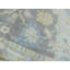 Tapis oriental noué à la main en gris / bleu ciel / or / vert sauge-69534478