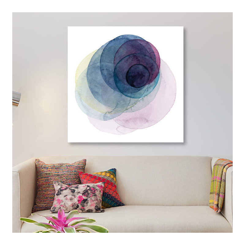 « evolution des planètes iii », impression sur toile, H 18 po x l 18 po x P 1,5 po