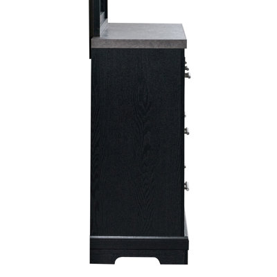 Grande 2ED3999B1C3F47E48570137FAE81FF71 Dresser , Black