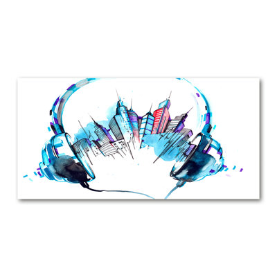 Sounds Of The City - Wrapped Canvas Print