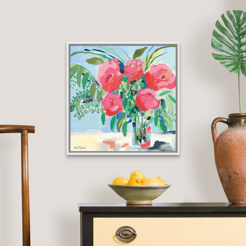 Reproduction d’art sur toile, "Come We come come" par Kait Roberts, Cadre blanc, H 22 po x l 22 po x P 1,75 po