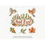 Wild And Free Quote Wall Decals, Set of 7 Peel and Stick Nursery Wall Stickers, Satin Finish Removable Kids Room Wall Art, 20"W x 20"H (50 x 50 cm)-2054058833