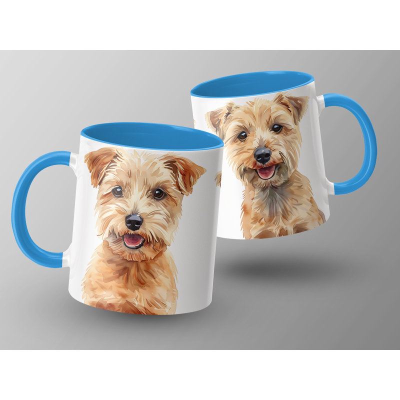 Ceramic Coffee Mug, 2, Light Blue