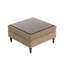 31.98cm Wide Tufted Rectangle Solid Colour Ottoman with Storage-259546670