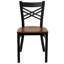 Prompton 'X' Metal Restaurant Chair-1515454598-1515454623