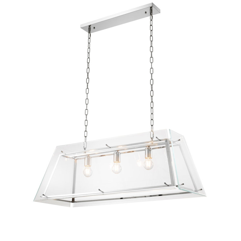 Lustre en L azur 3 lumières