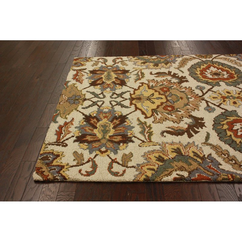 Tapis crème Edeltrudis Alfombras, Rectangle 8 pi 7,2 po x 11 pi 6 po