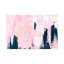 Pink Navy 1 Piece Wrapped Canvas Painting-2058071124