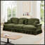 Élégant canapé 3 places Mid-Century avec accoudoirs évasés-543325546