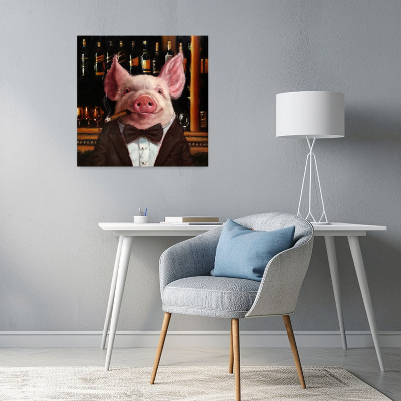 Art urbain contemporain High High Roller, H 24 po x l 24 po