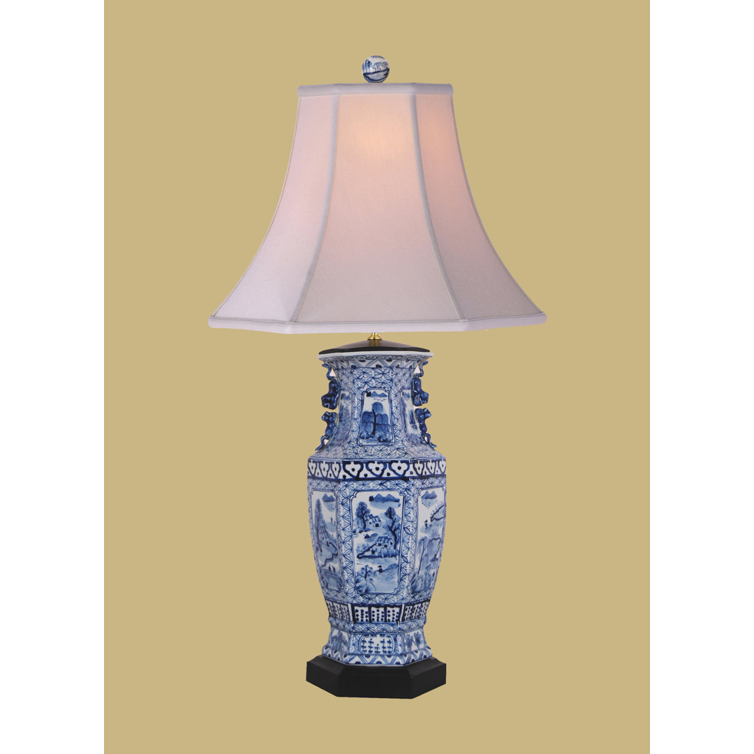 Pettit Porcelain Table Lamp Charlton Home®