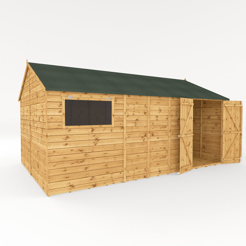 Mercia 16 x 10ft Premium Shiplap Reverse Apex Workshop