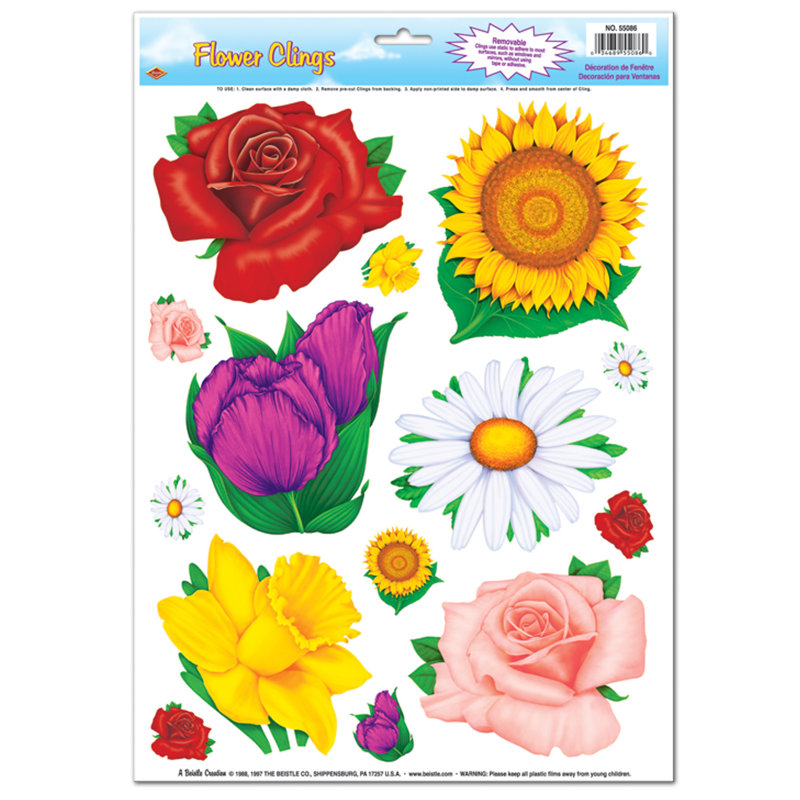 Bouquets de fleurs - 12 po x 17 po Sh - paquet de 12