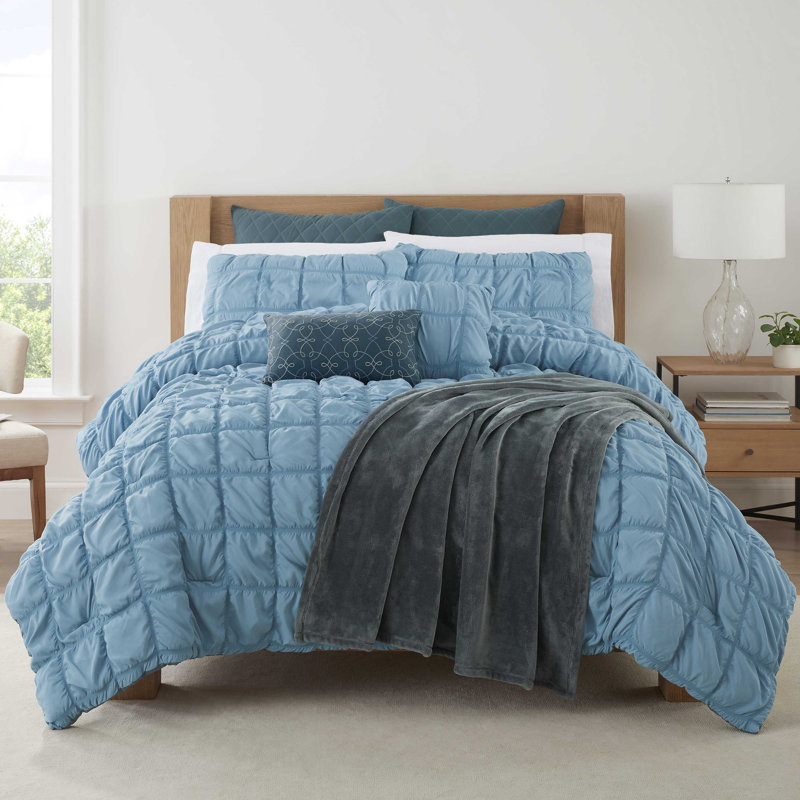Martex Troy 8-Piece Bed in a Bag Comforter Set, Queen Comforter + 7 Additional Pieces