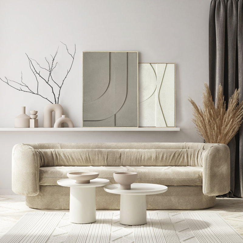 Spatial Abstraction Wall Decor, 52.5" H x 72.5" W