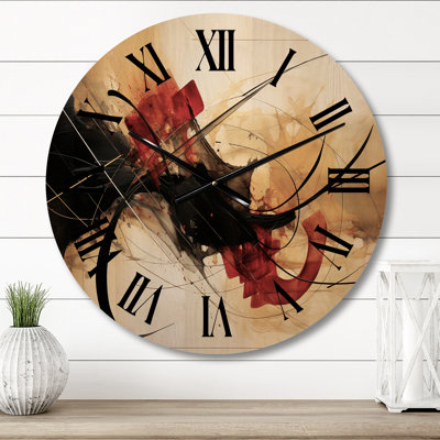 Clairevale Solid Wood Wall Clock