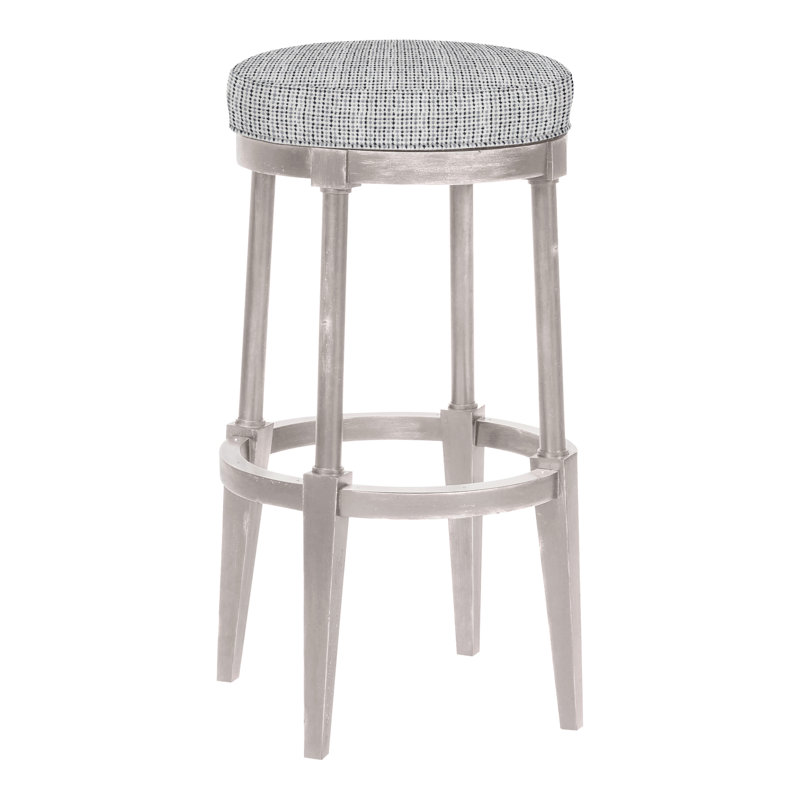 Lydia Stool, No, Kempsey Sheepskin, Dove Gray