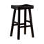 Ensemble de 4 tabourets de bar, table et tabourets de bar en bois d'hévéa massif