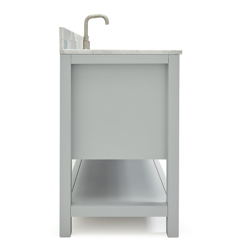 Bayhill 61'' W Single Vanity, Gray