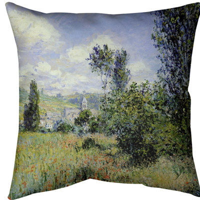 Claude Monet Path Euro Pillow Cover